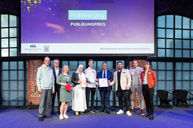 Publikumspreis beim Hessen Ideen Wettbewerb 2025